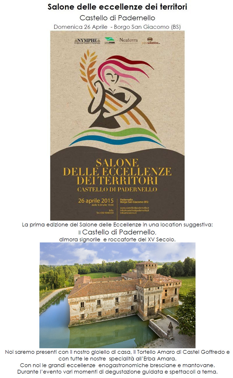 CASTELLO DI PADERNELLO SALONE DELLE ECCELLENZE 26 aprile 2015